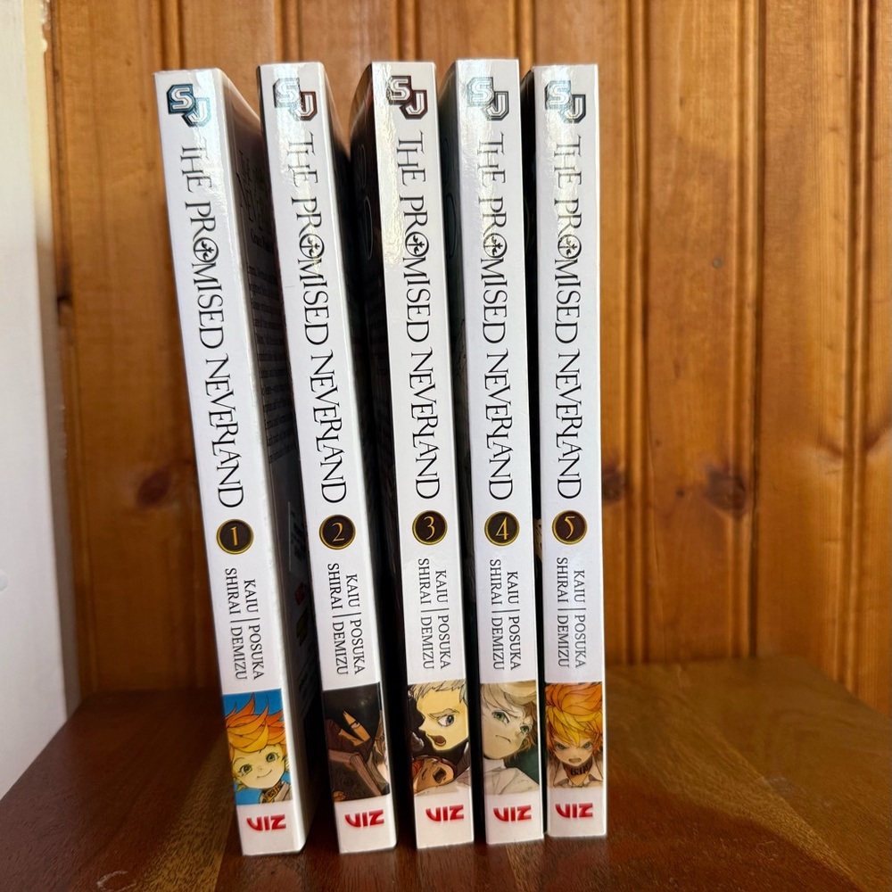 VIZ The Promised Neverland Manga Set - Volumes 1-5